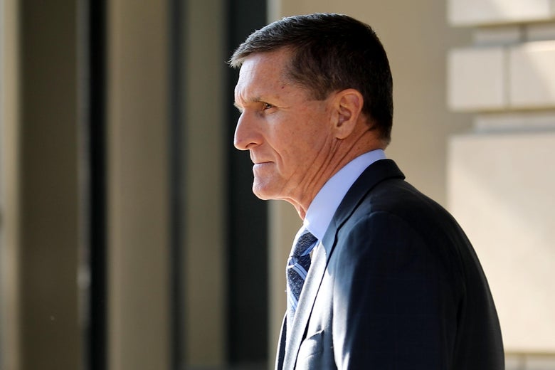 Michael Flynn, viewed in profile.